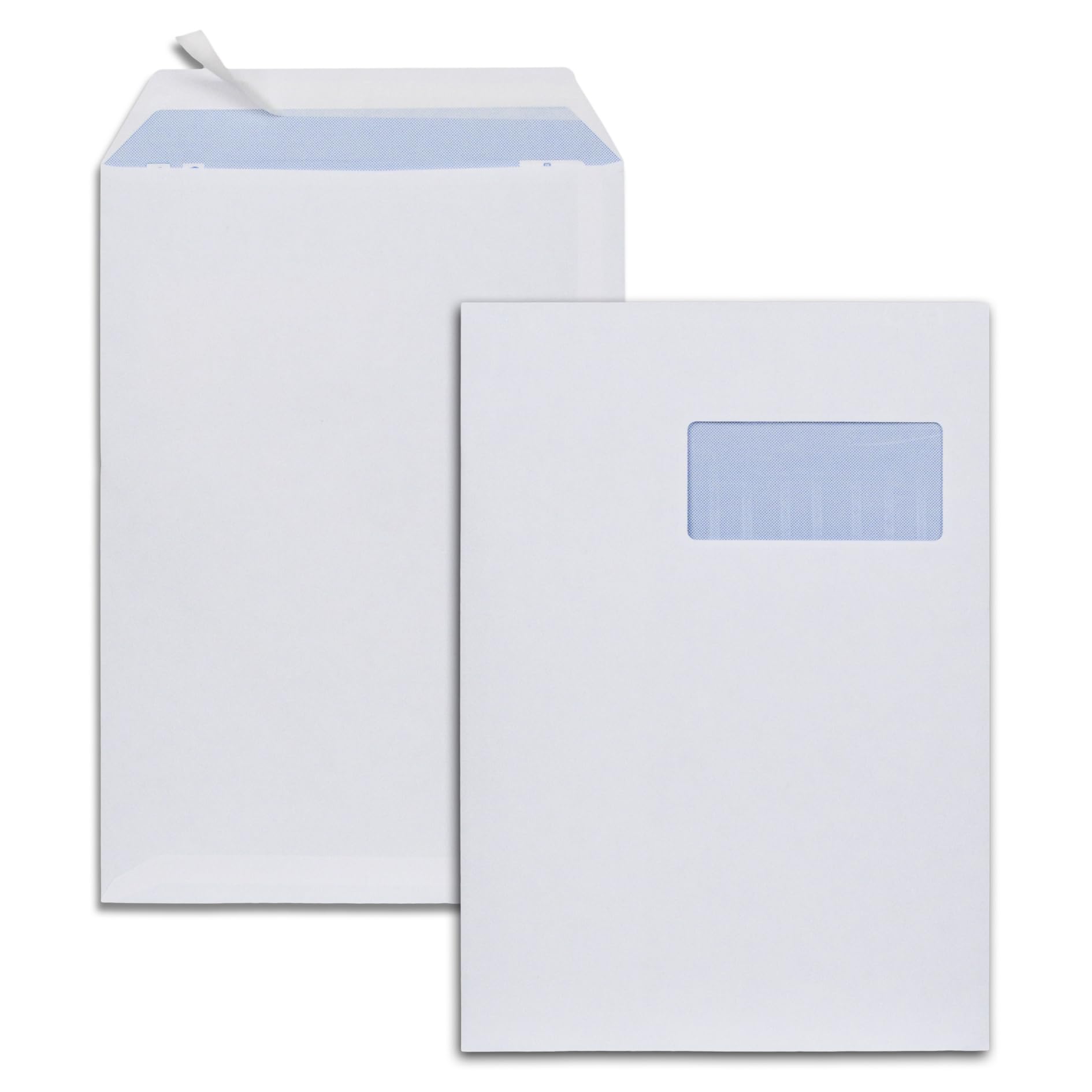 GPV 533, C4 White Envelopes with Window 90 g/m²