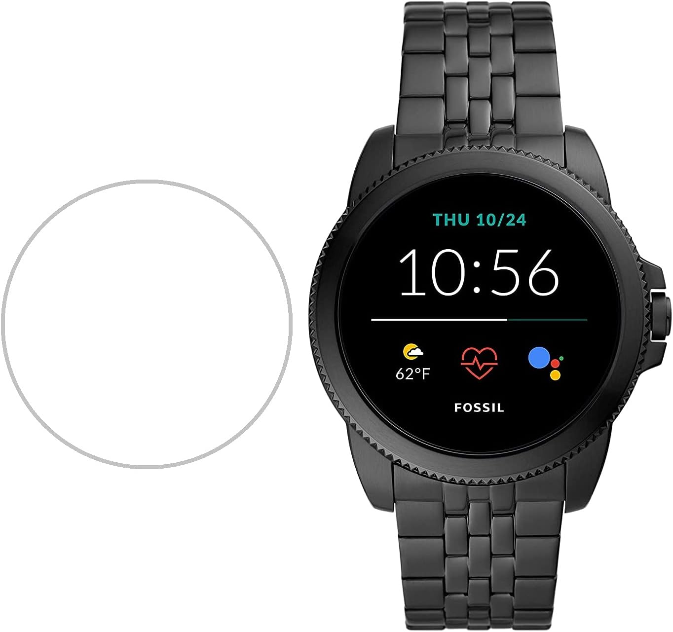 Amazon.in Buy M.G.R.J® Tempered Glass Screen Protector for Fossil Gen