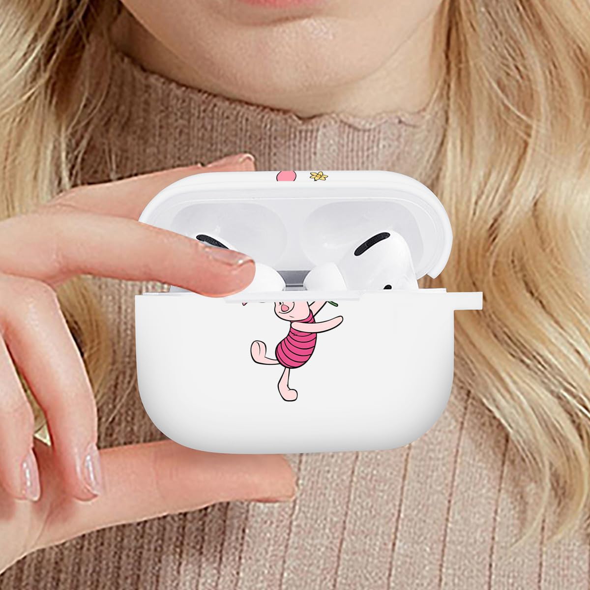 Amazon | Airpods Proケース ピグレット AirPods Proカバー 充電ケース