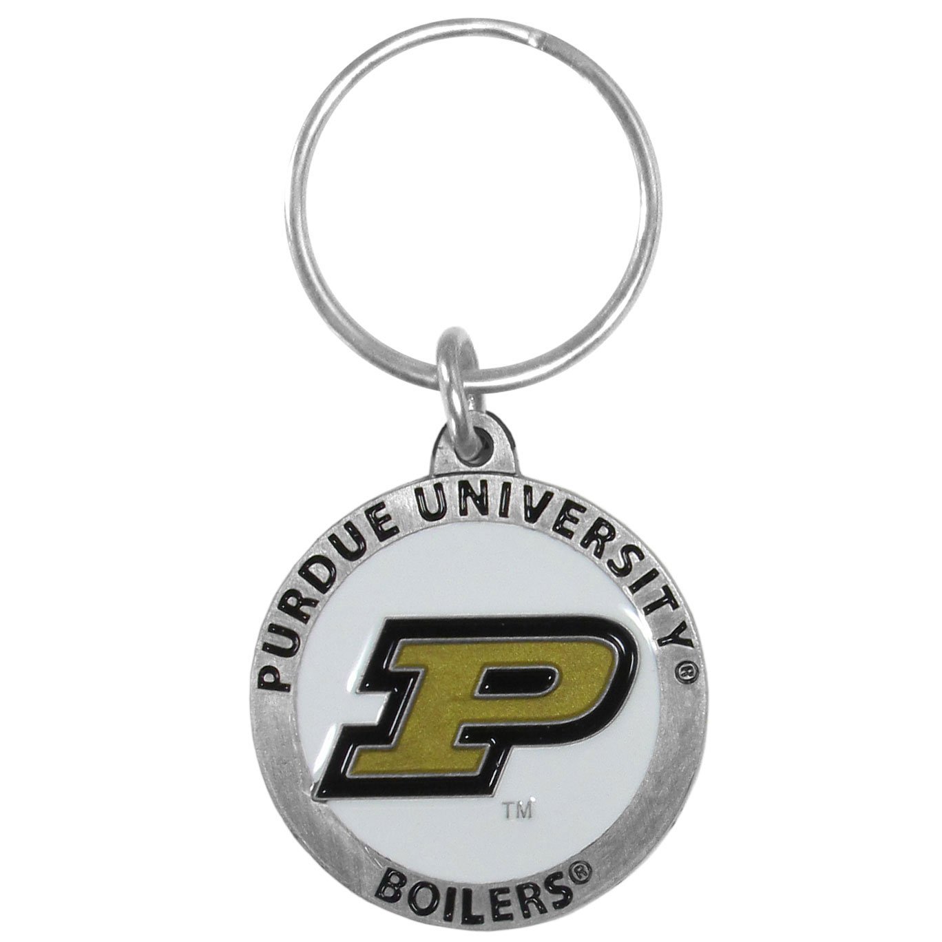 NCAA Siskiyou Sports Fan Shop Purdue Boilermakers Carved Metal Key Chain One Size Team Color