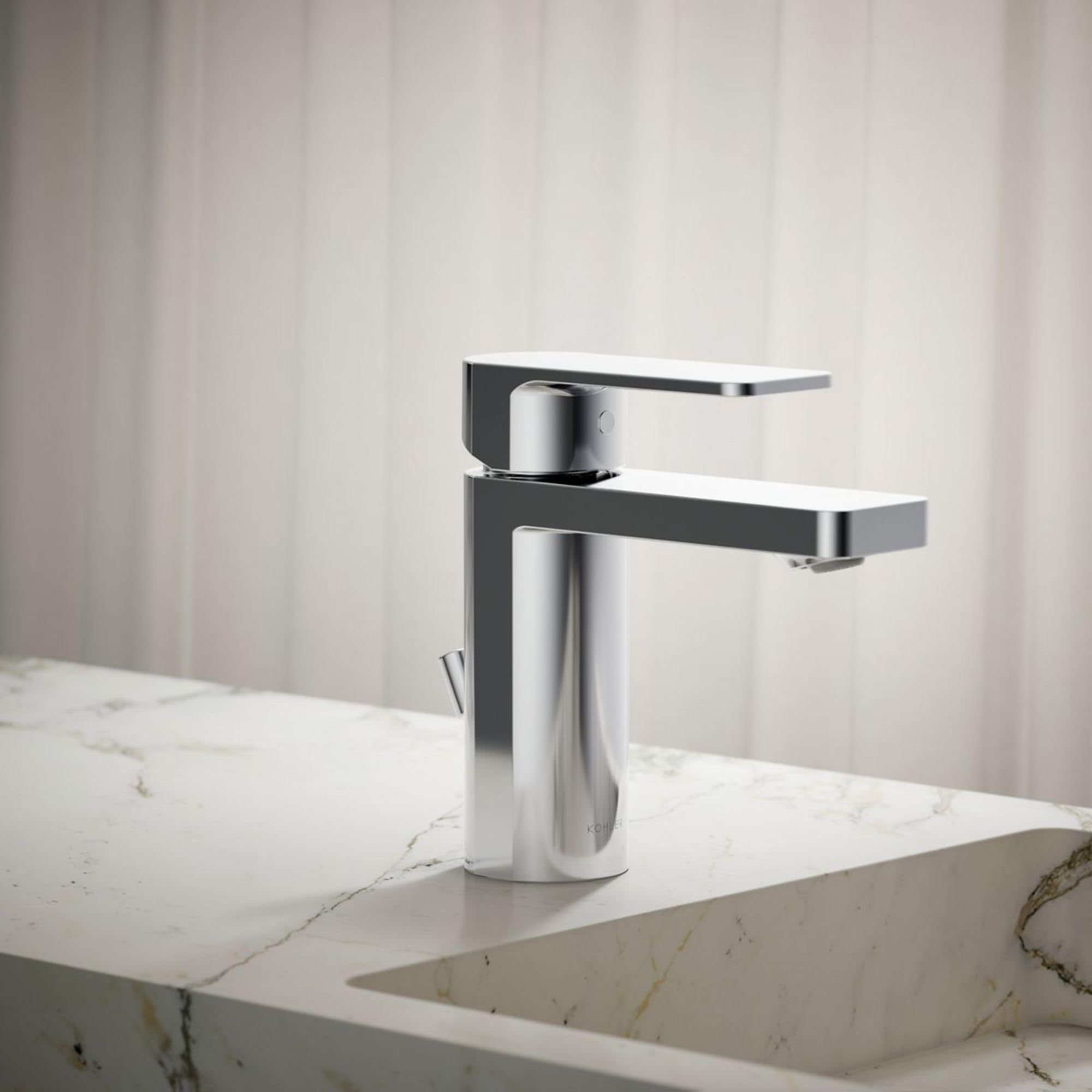 KOHLER K-23472-4-CP Parallel Bathroom Sink Faucet, Polished Chrome - Image 2