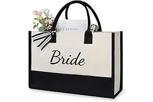 Personalized Bride Canvas Tote Bag for the Perfect Wedding
