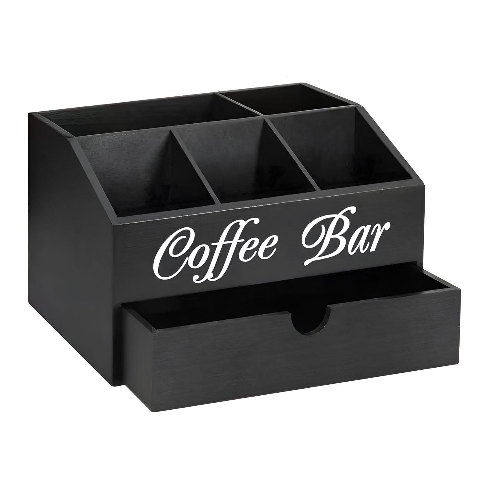 Kaffee-Bar-Zubehör-Organizer, Kaffeekorbhalter, Kaffee- und Tee-Gewürz | Aufbewahrungs-Organizer für Kaffeebar, Dessert-Shop