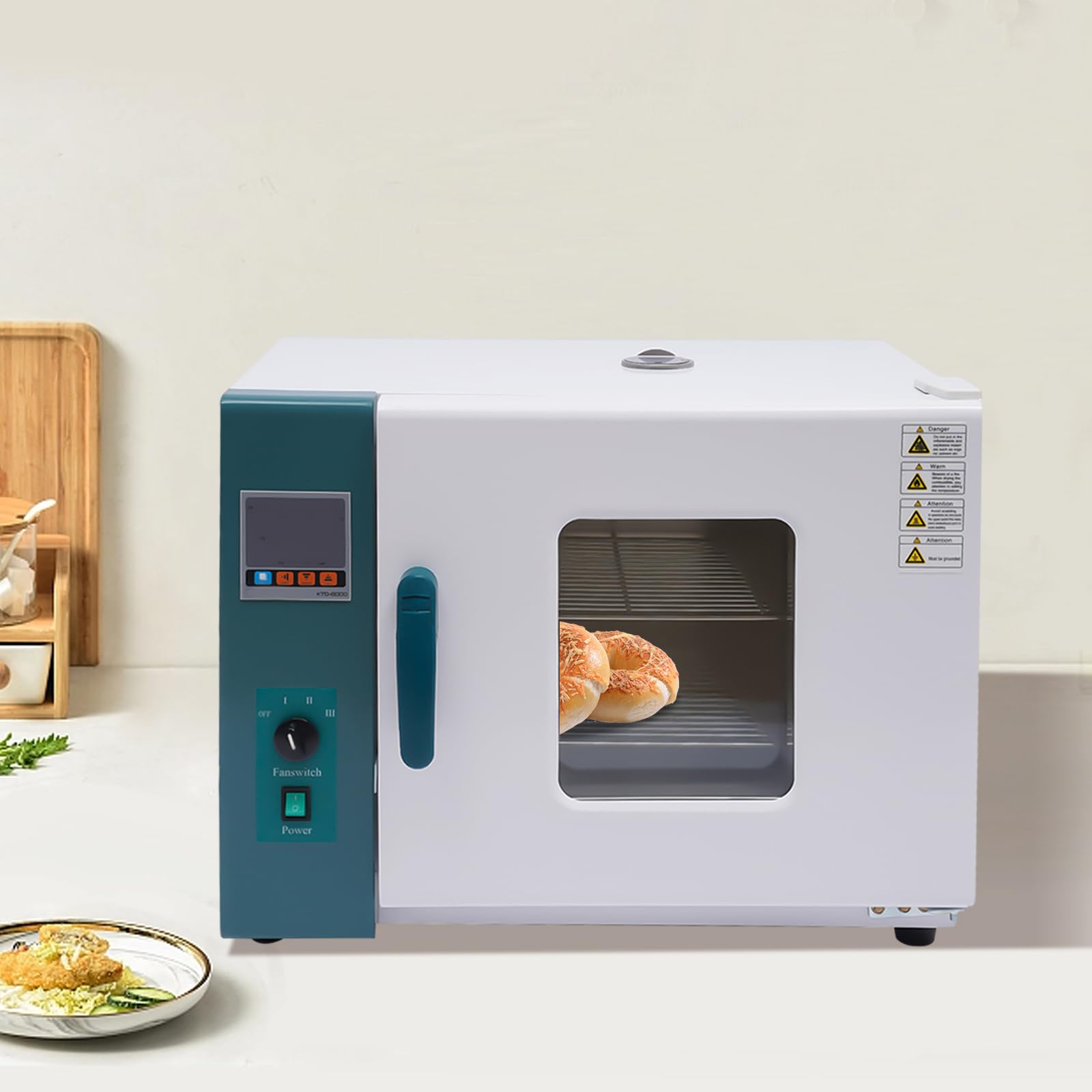 LYNICESHOP Horizontal Electric Blast Drying Oven, Laboratory Constant Temperature Oven Digital Forced Air Convection Industrial Drying Oven Lab Forced Air Convection for Industrial Enterprise