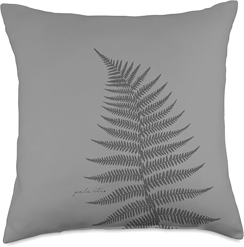 Palapalai Grey - Pala'ili Almohada de tiro 18x18, multicolor