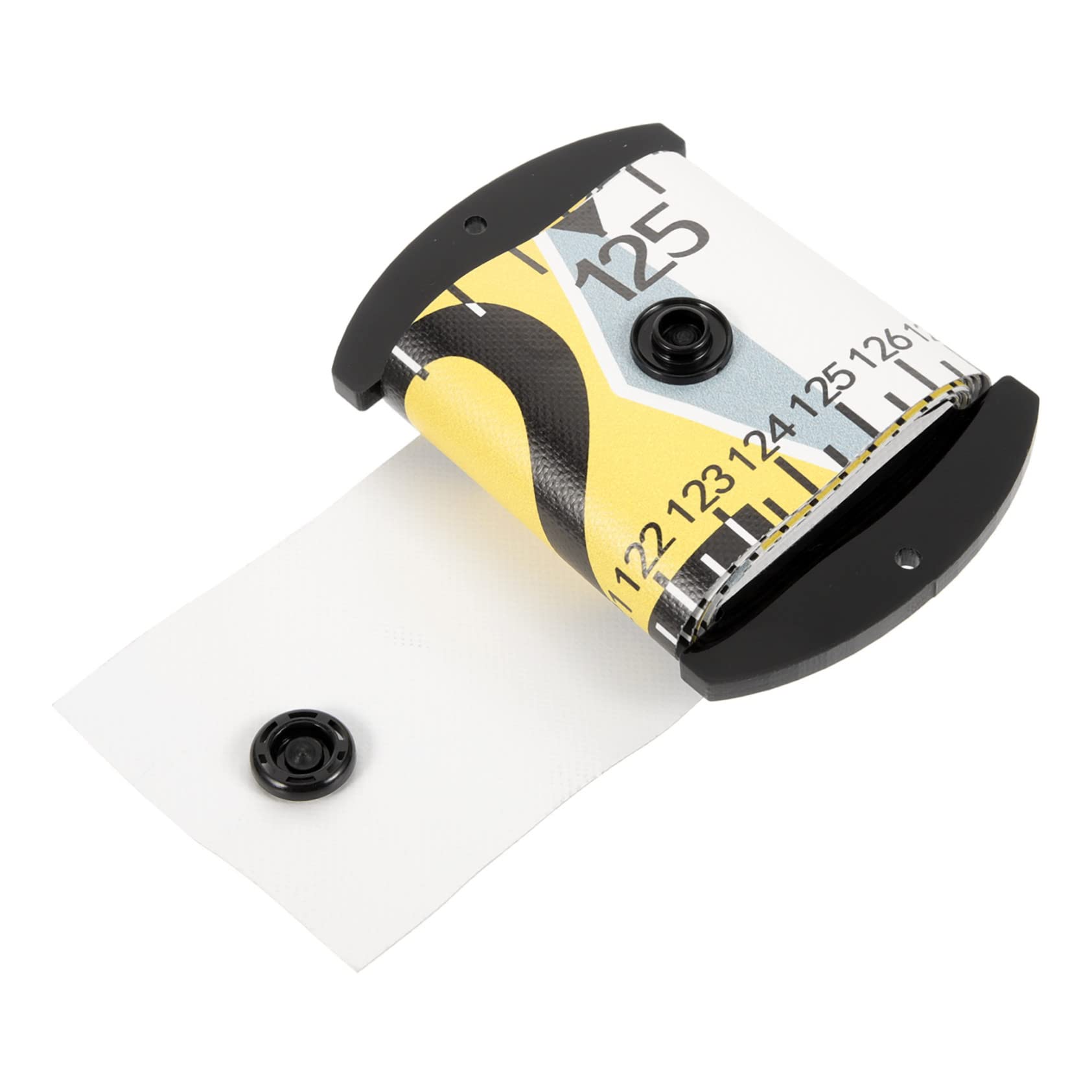 Yardwe 2pcs Fishing Ruler Fish Measure Tool Crappie Measuring Device Plastic Ruler Fish Tape Measure