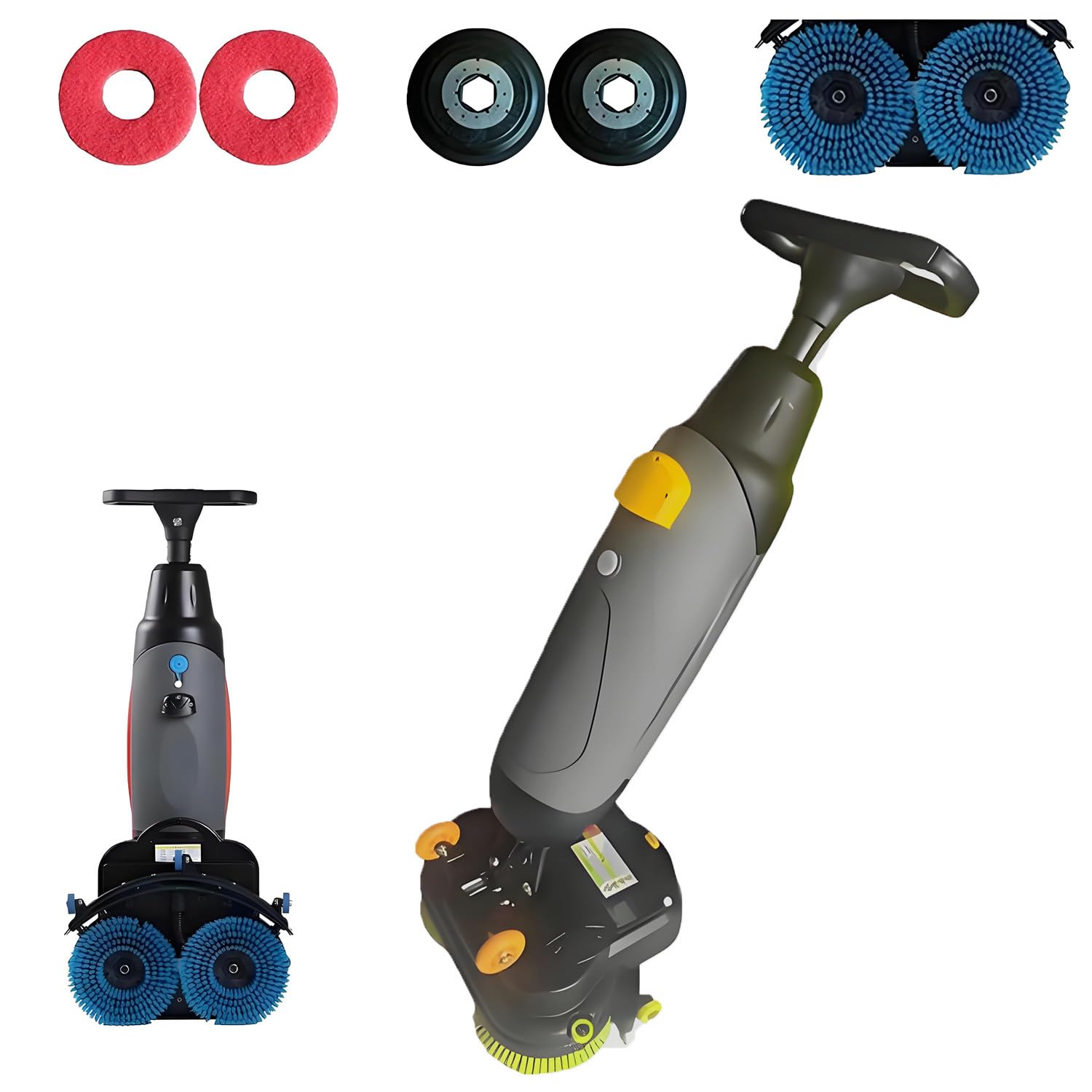 Lavapavimenti professionale a 140 giri/minuto, larghezza 450 mm, per uso professionale.