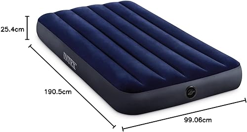 Vista 13 de Intex 64757E Dura-Beam Colchón de aire Downy estándar: Fiber-Tech - Tamaño individual - Altura de la cama de 10 pulgadas - Capacidad de peso de 300