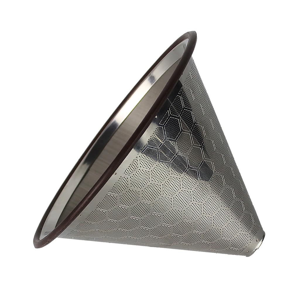 Osmond Stainless Steel Coffee Filter Reusable Pour over Coffee Filter Coffee Maker Filter Coffee Dripper Strainer Funnel