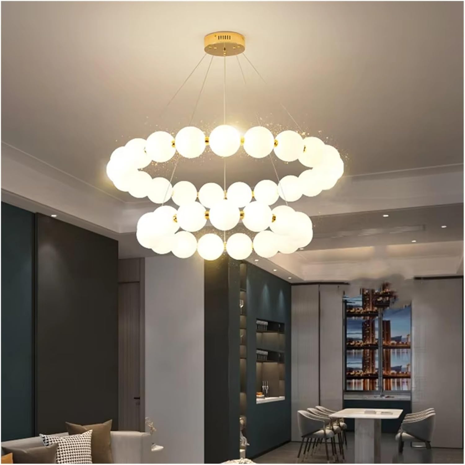 LED Chandelier Living Room Center Table Bedroom Hall Pendant Lamps Home Decor Lusters Fixture ﻿,luminaire