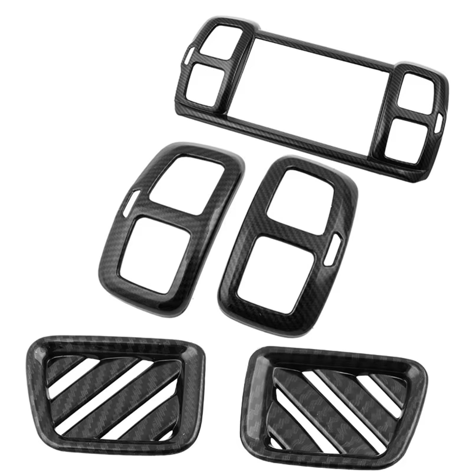 Dashboard Trim Air Vent Compatible with C&itroen for C5 for Aircross for Hybrid 2017-2021 Car Dashboard Air Vent Trim Frame Air Outlet Decorative Cover Sticker