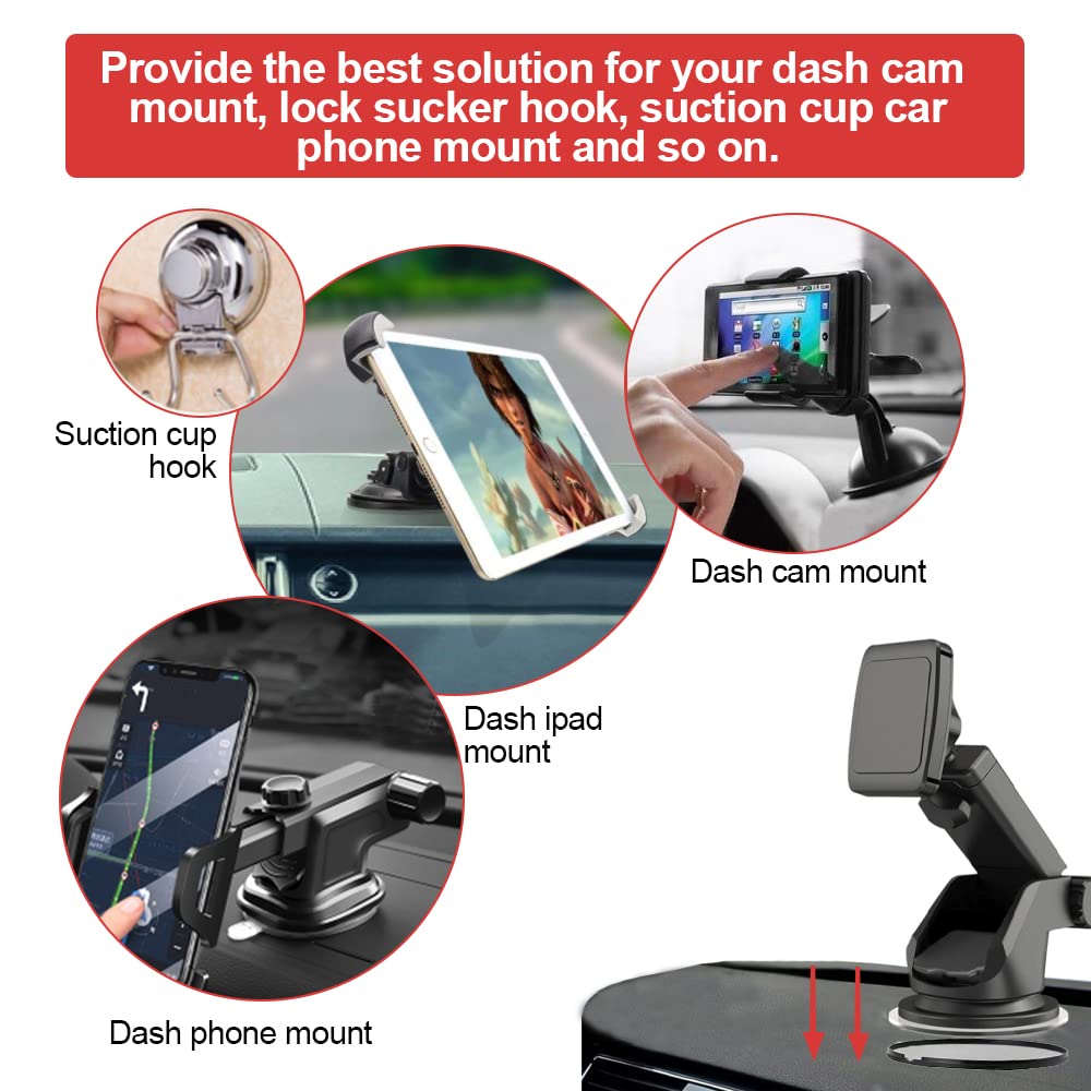 Supporto Adesivo GPS Disco Adesivo 3M Per Montaggio GPS Sul Cruscotto - Universale Per Garmin, TomTom, Mio, Nextar Supporto Cruscotto 3M - Foto 13