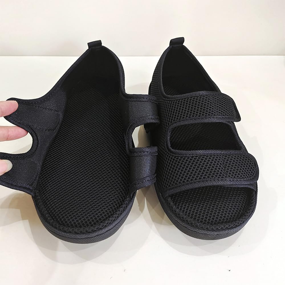 Scarpe Diabetiche Extra Larghe, Sandali Ortopedici, Scarpe Larghe per Anziani, Scarpe Terapeutiche Unisex per Piedi Sensibili