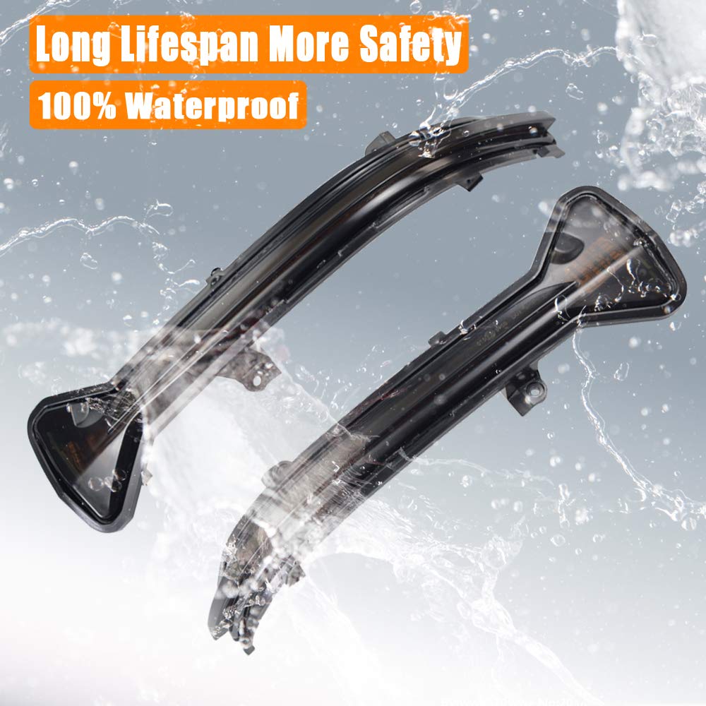 Amazon.com: Smoked Lens Dynamic LED Side Mirror Turn Signal