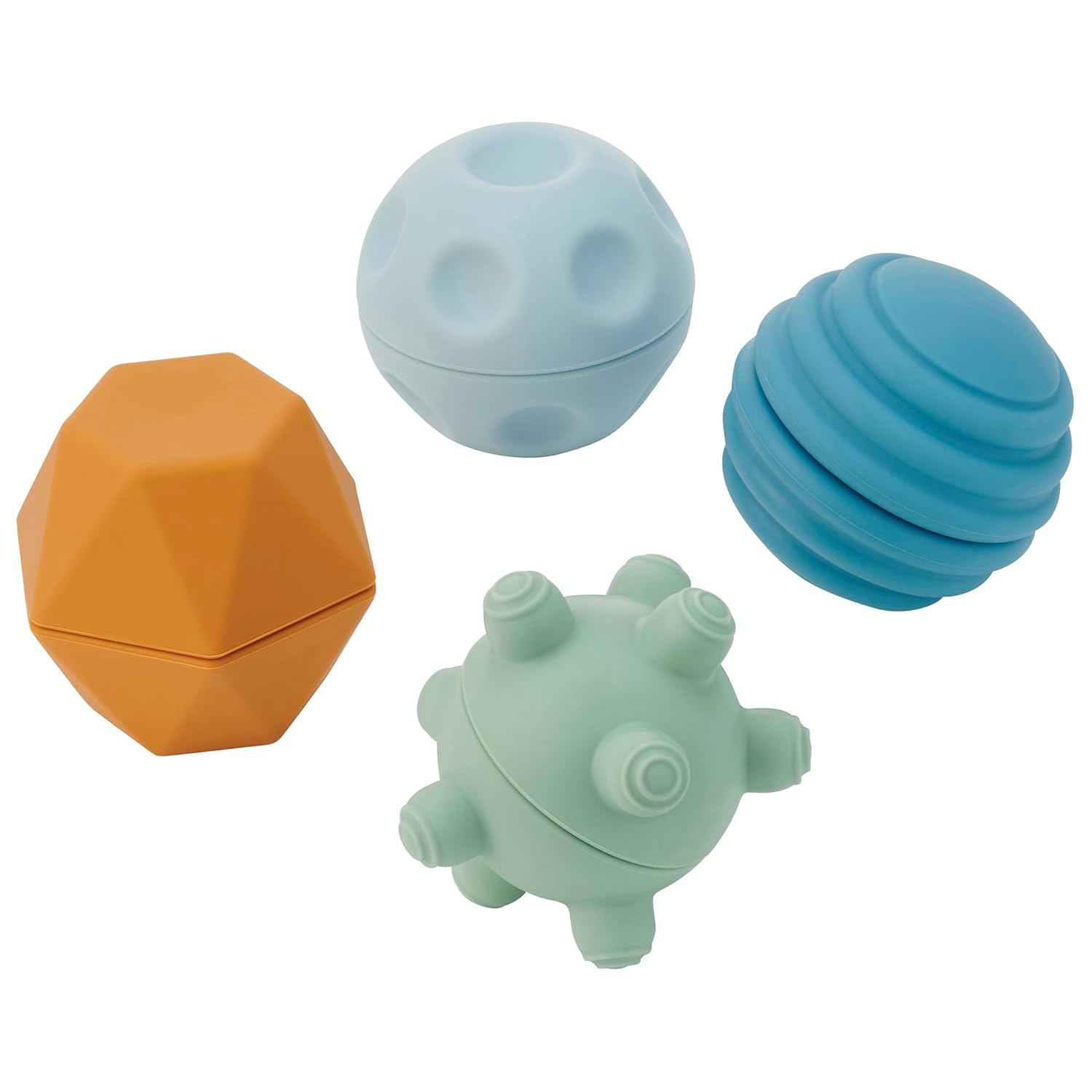 SiliSoft Sensory Balls - Neutral - Set of 4