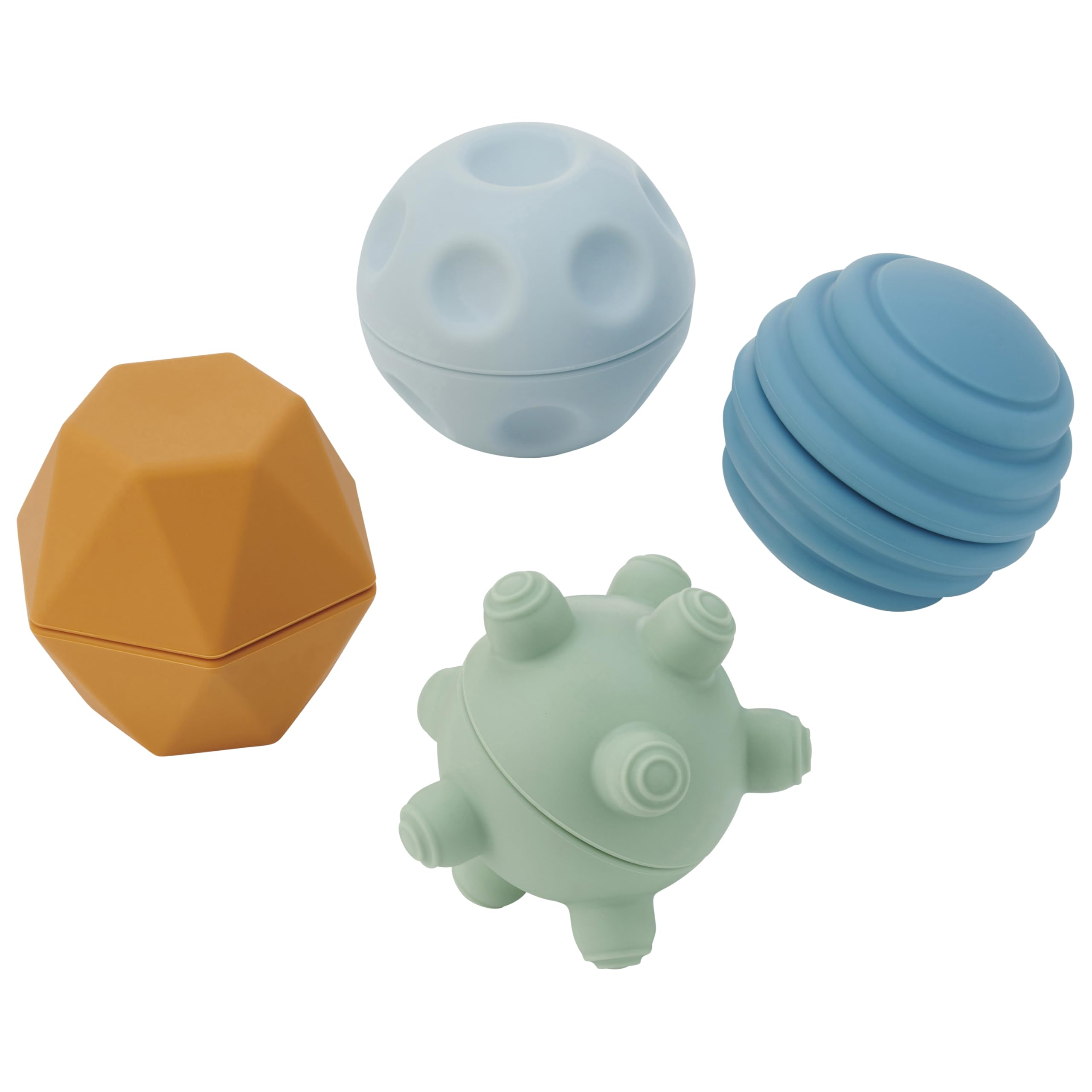 SiliSoft Sensory Balls - Neutral - Set of 4