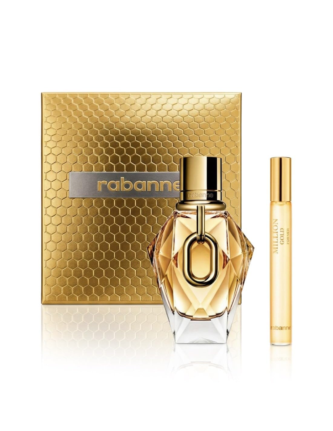 Paco Rabanne Million Gold Eau de Parfum, 90 ml, Travel Set