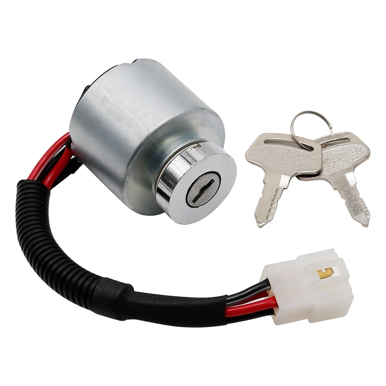 Ignition Switch 6610155200 6610155200 Ignition Starter Switch Replacement for Kubota Garden Tractor G2160 G2460G TG1860 G1700 G1800 G1900 G2000 G2160 G2460G TG1860 Zero Turn Mower ZD18 ZD21 ZD25F ZD28