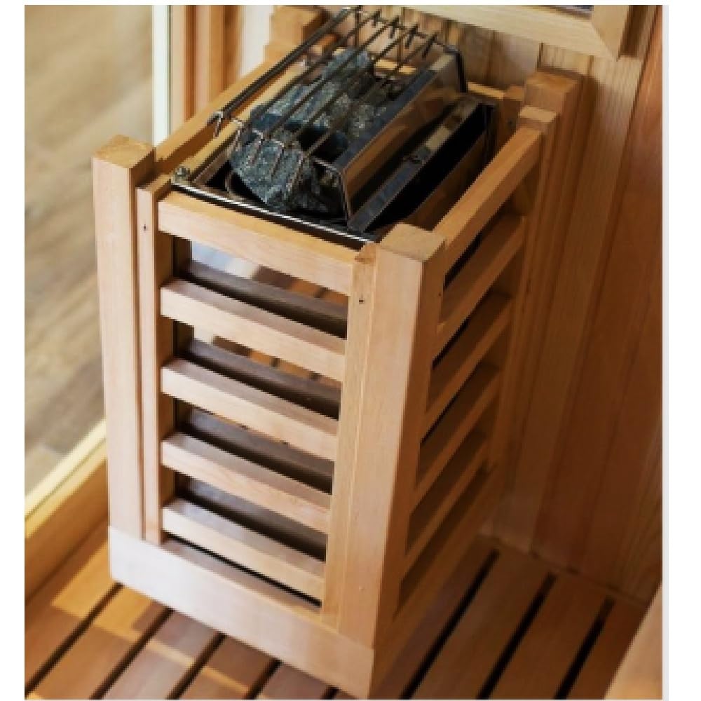 Bagno Italia Sauna infrarossi-finlandese da 170x120 cm con stufa irradianti full spectrum bluetooth