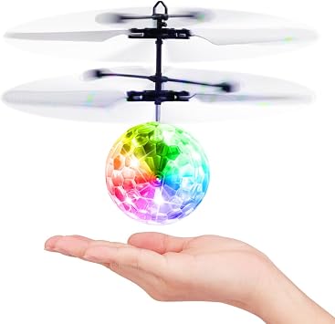 Vrxeqi Balle Volante Lumineuse à Induction Magique