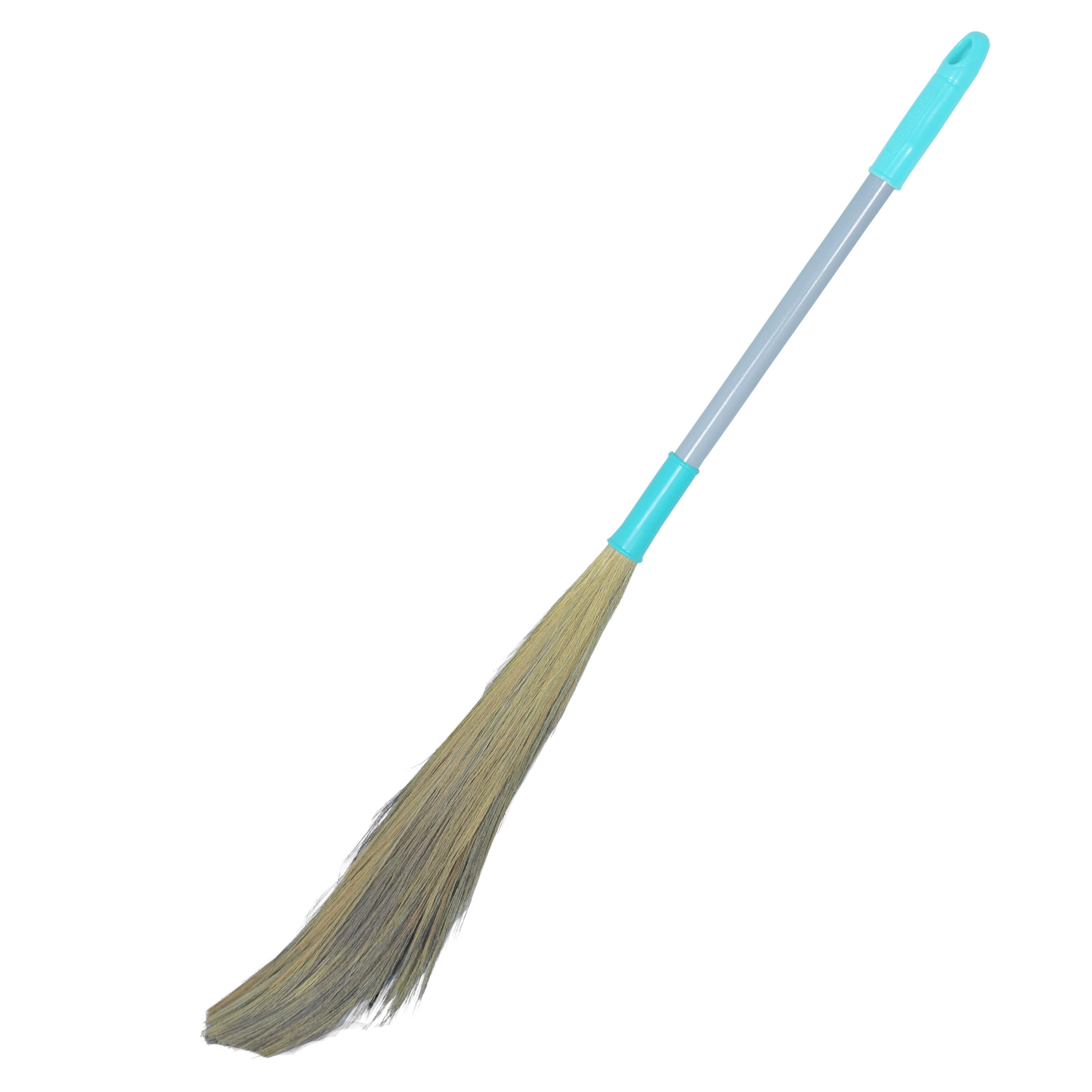 UMD PC 01 Dust Free Natural Grass Broom, jhadu, jadoo for Cleaning, dusting Sweeping in Home,Office, Round Broom with Coated Long Handle and First Grade Grass (1)-image-14