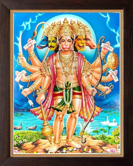Amazon.com - Mythology Centre Panchmukhi Hanuman (Standing) Photo