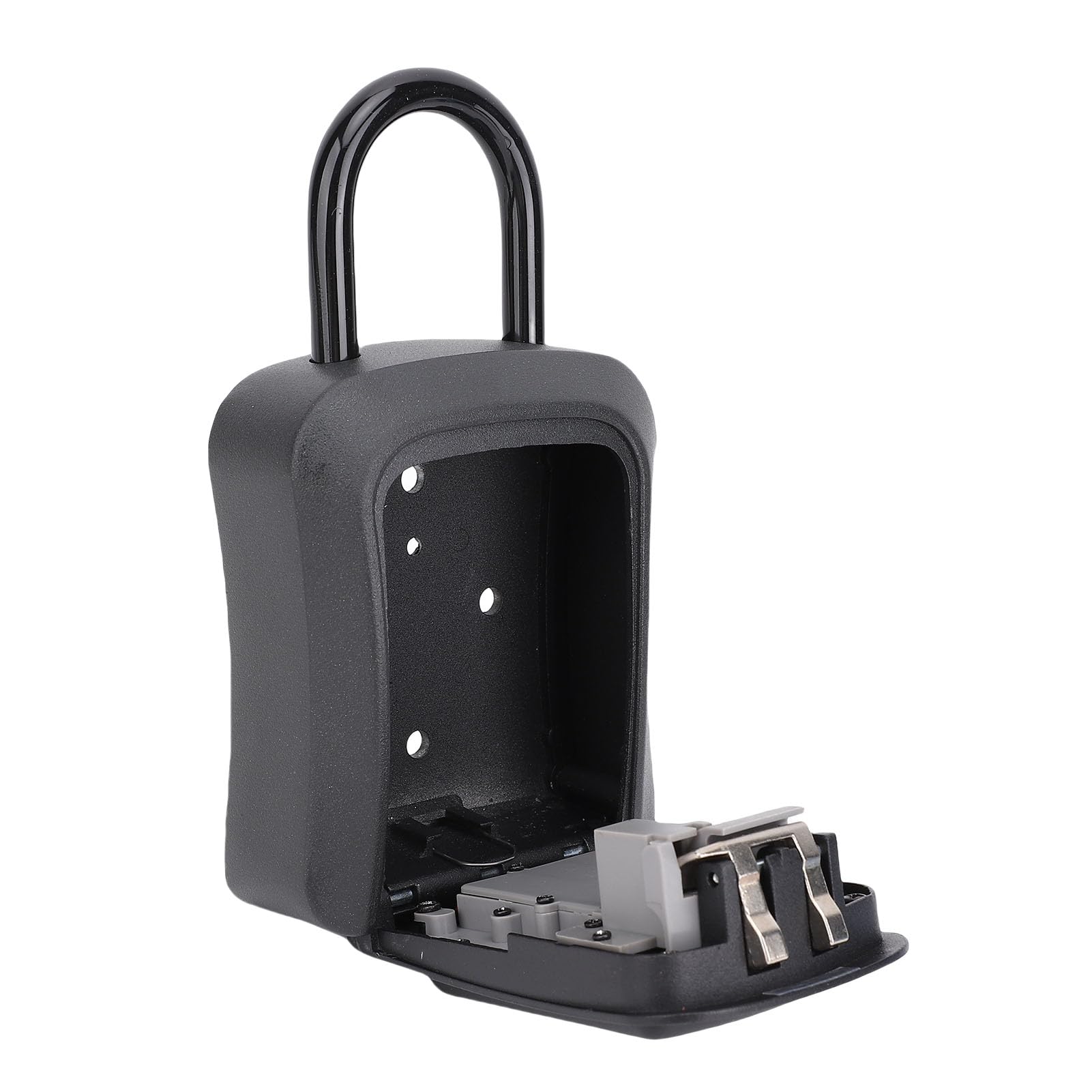 Cassetta di Sicurezza Portatile per Chiavi Intelligenti, Controllo 'app con Accesso Senza Chiave Meccanico Bluetooth, Grillo a U IP65 con Ampio Spazio di Archiviazione per Casa, Garage, Uffici