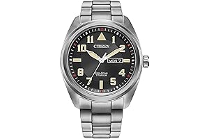 Citizen Eco-Drive Garrison Men's Titanium Watch for Sport and Casual Wear
