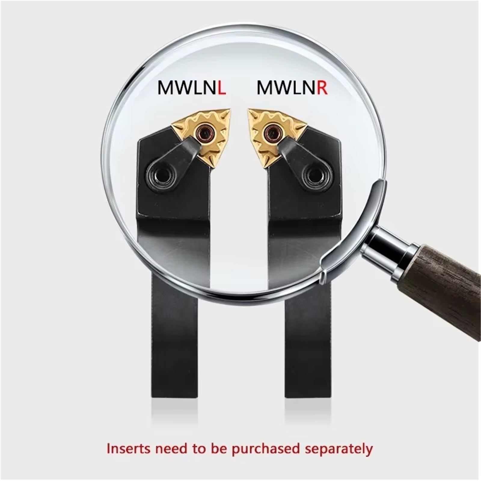 MWLNR1616H08 MWLNR2020K08 MWLNR2525M08 Set di portautensili per tornitura OD con bloccaggio rigido per inserti WNMG08 Acciaio inossidabile Utensili Per Tornio(No inserts,MWLNL1616H08 (L))