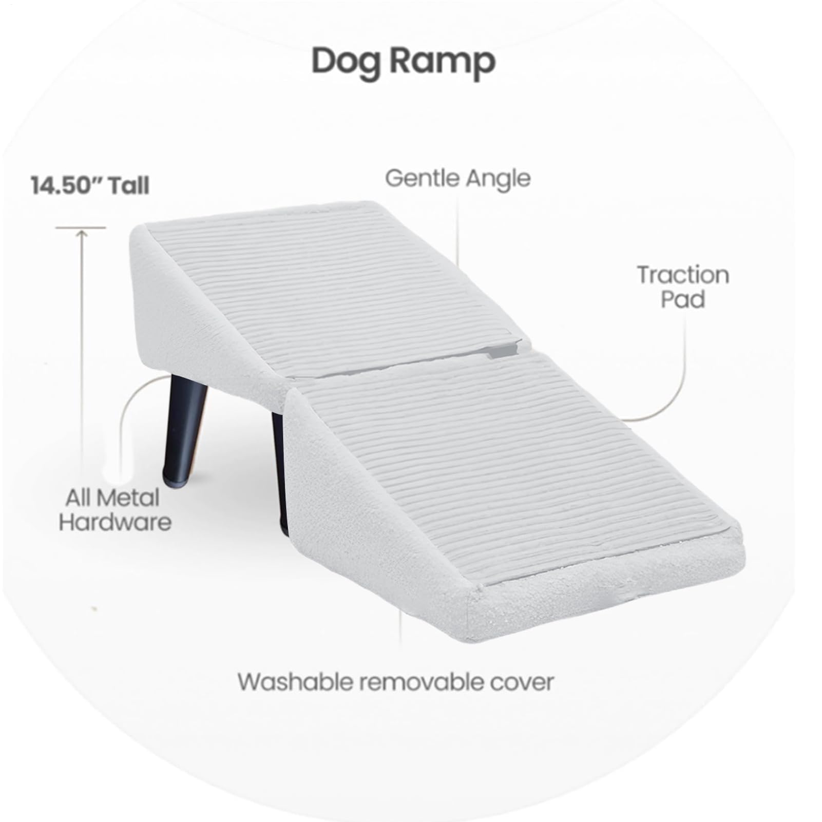 Rampa Cani Divisa Per Letto E Divano, Rampa Pieghevole Cani, Sgabello Antiscivolo Gradini Divisi Per Canis Piccola Taglia Gatti, Sgabello Multifunzionale Resistente Allusura Scale Canis Gatti