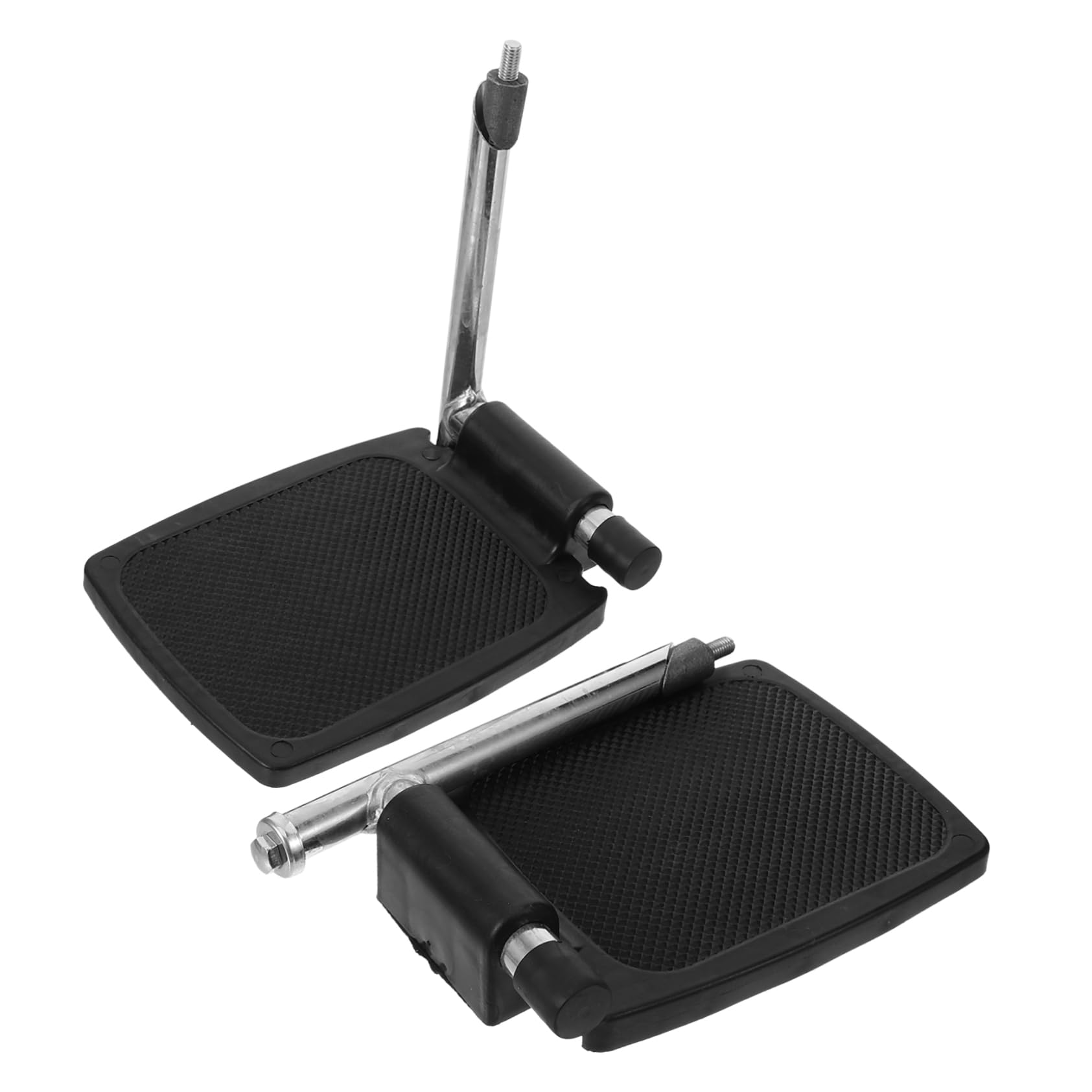 Veemoon Reposapiés Para Silla De Ruedas De Reemplazo Pareja De Pedales Metálicos De Aluminio Soporte Uso Para Silla De Ruedas Interiores