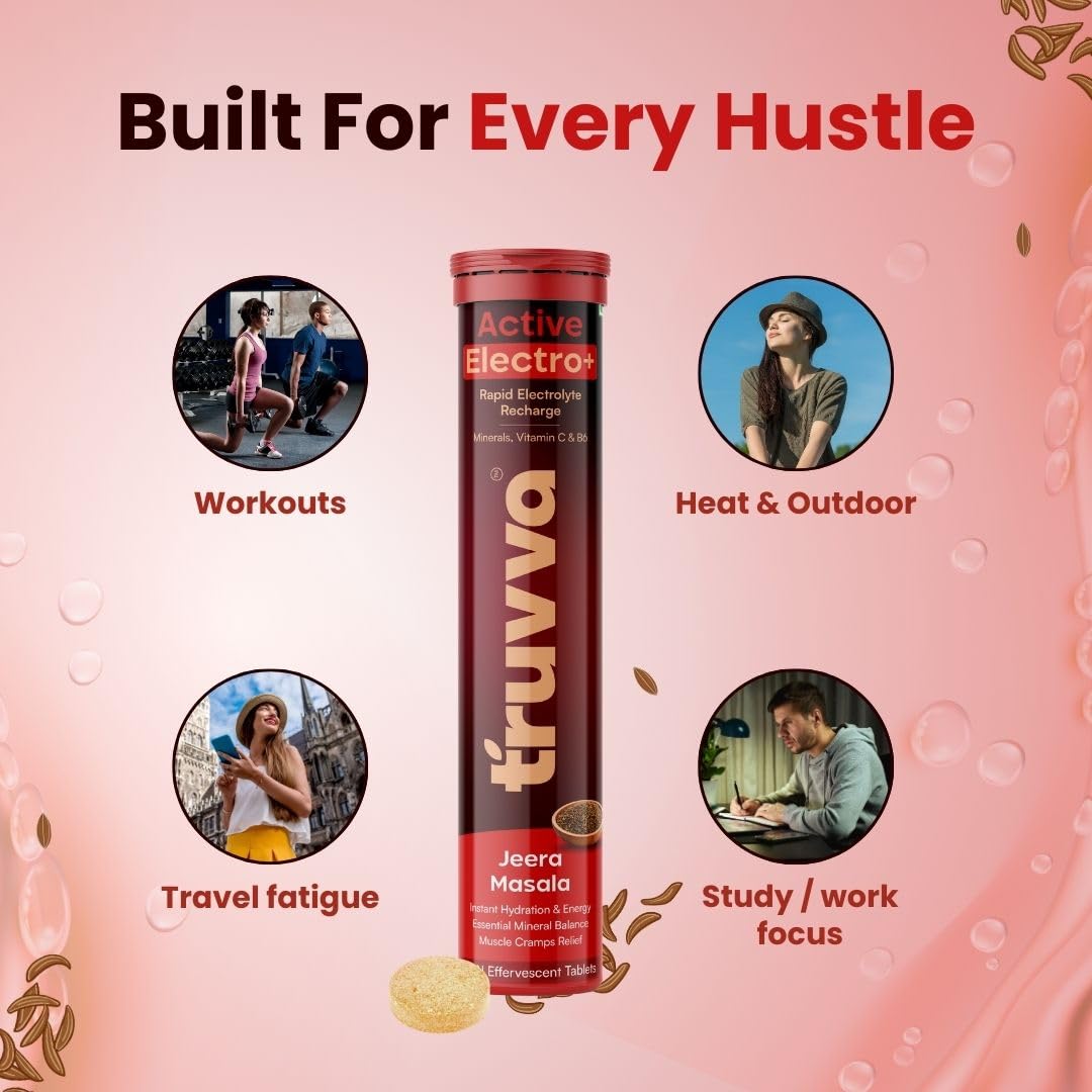 Active Electrolyte Tablets | Electrolyte Drink with Minerals, Vitamin C & B6 | Instant Hydration & Energy Support | Muscle Cramp Relief | 15 Fizzy Tablets Zero Sugar & Zero Caffeine — Amazon image 5