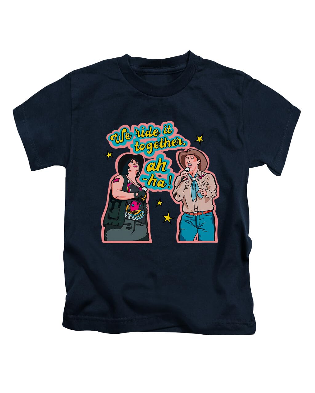 Nessa and Uncle Bryn Singing Meme Trending Trend Tee T-Shirt Funny Unisex T Shirt Top Navy Blue