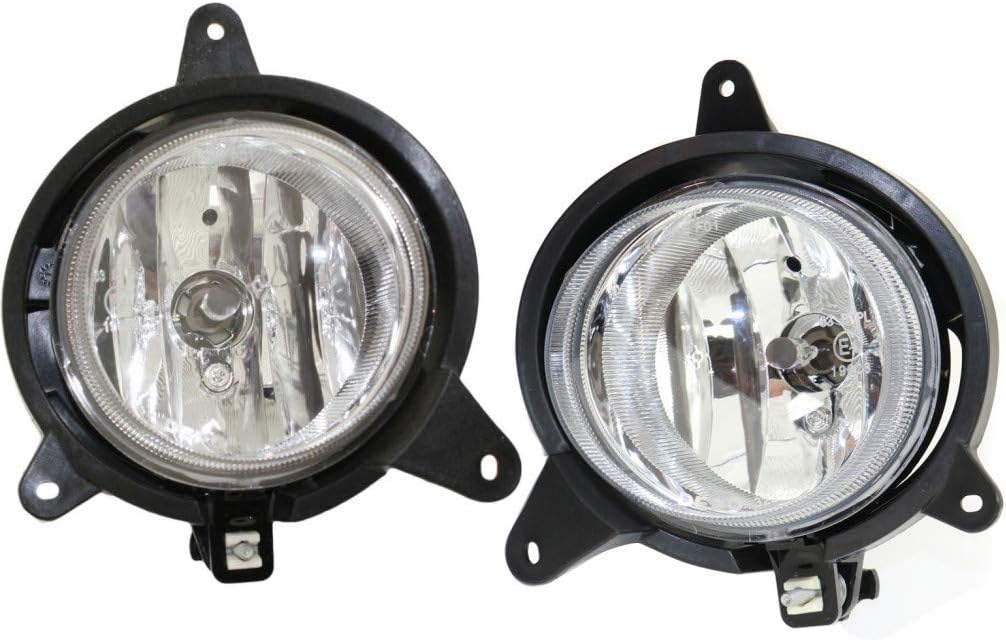 CarLights360: For 2003 2004 2005 2006 Kia Sorento Fog Light Assembly Driver and Passenger Side Pair w/Bulbs DOT Certified - Replaces KI2592107, KI2593107