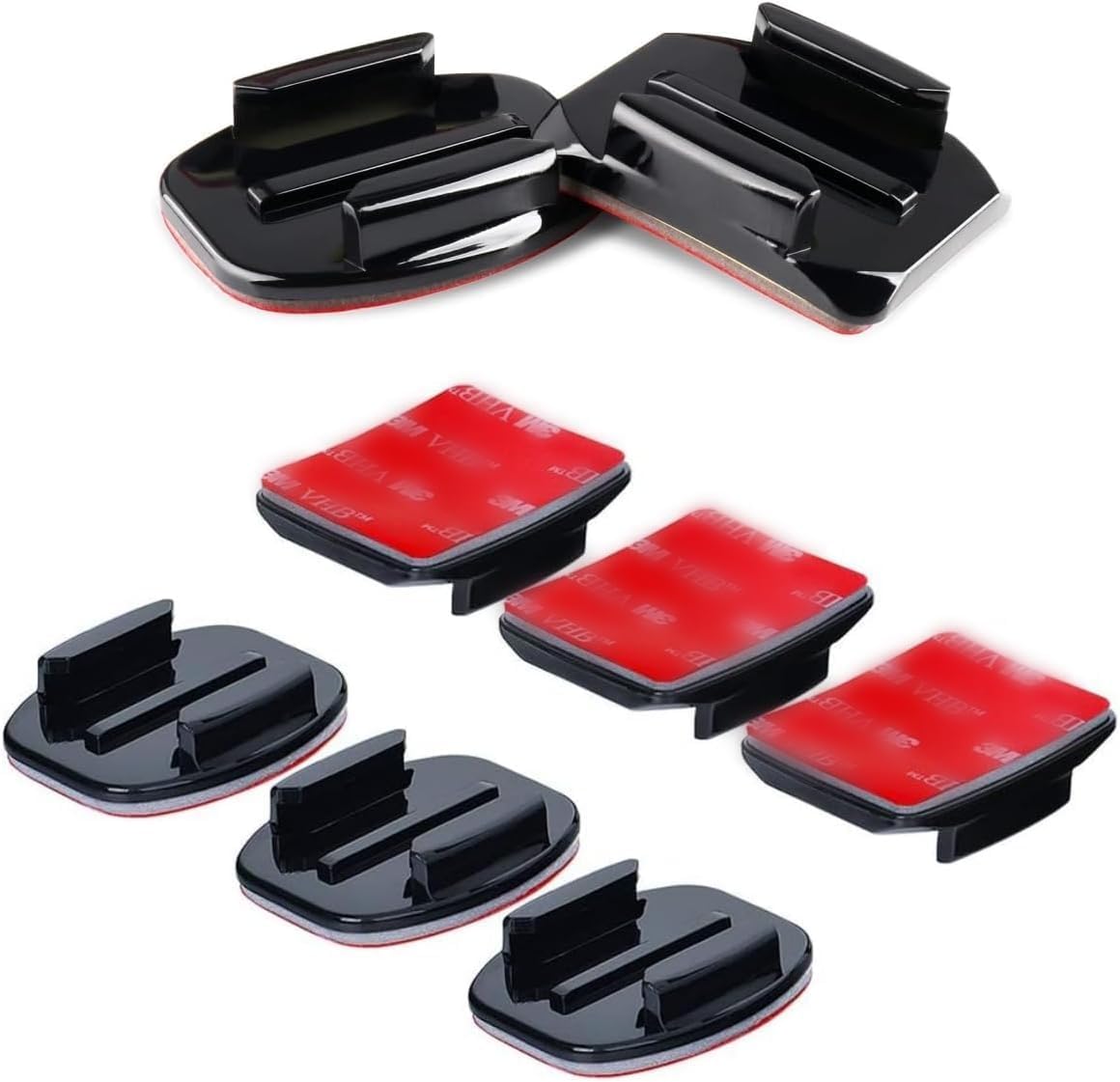 8 Pack for Action Camera Adhesive Mount Kit Sticky Pads, Action Camera Accessory Kit for GoPro Hero 11 10 9 and Other Action Cameras