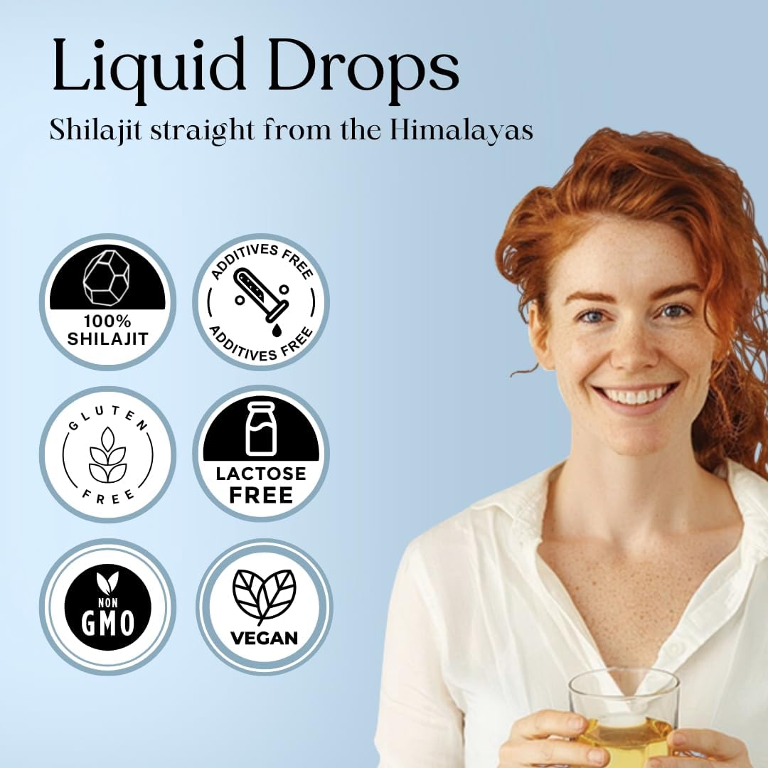 Pure Himalayan Shilajit ® Liquid Drops - The Purest Form of Shilajit, 99.9% Absorption for Immune Support, Energy Boost, Anti-Aging - Natural Trace Minerals & Fulvic Acid (50ml) - Image 3