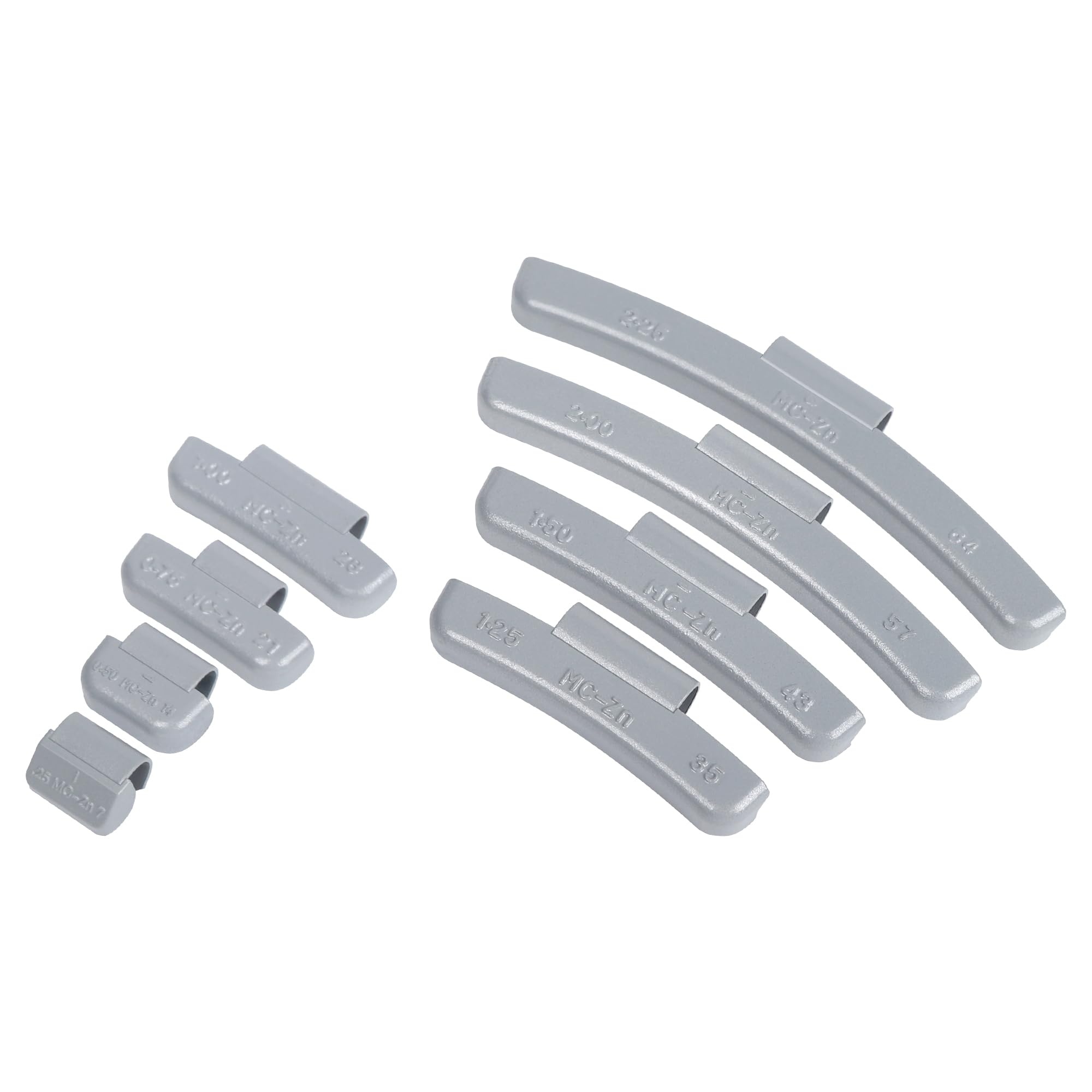 MC-Series Zinc Clip-On Wheel Weights 80pcs