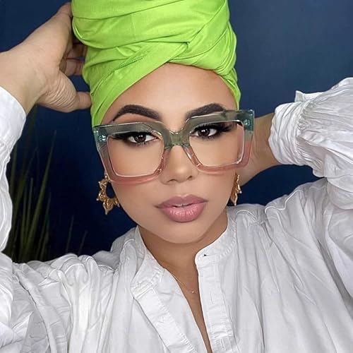 Miniatura 3 de Melpomenia Gafas de luz azul de gran tamaño para mujer, gafas de marco grande de moda, gafas sin receta