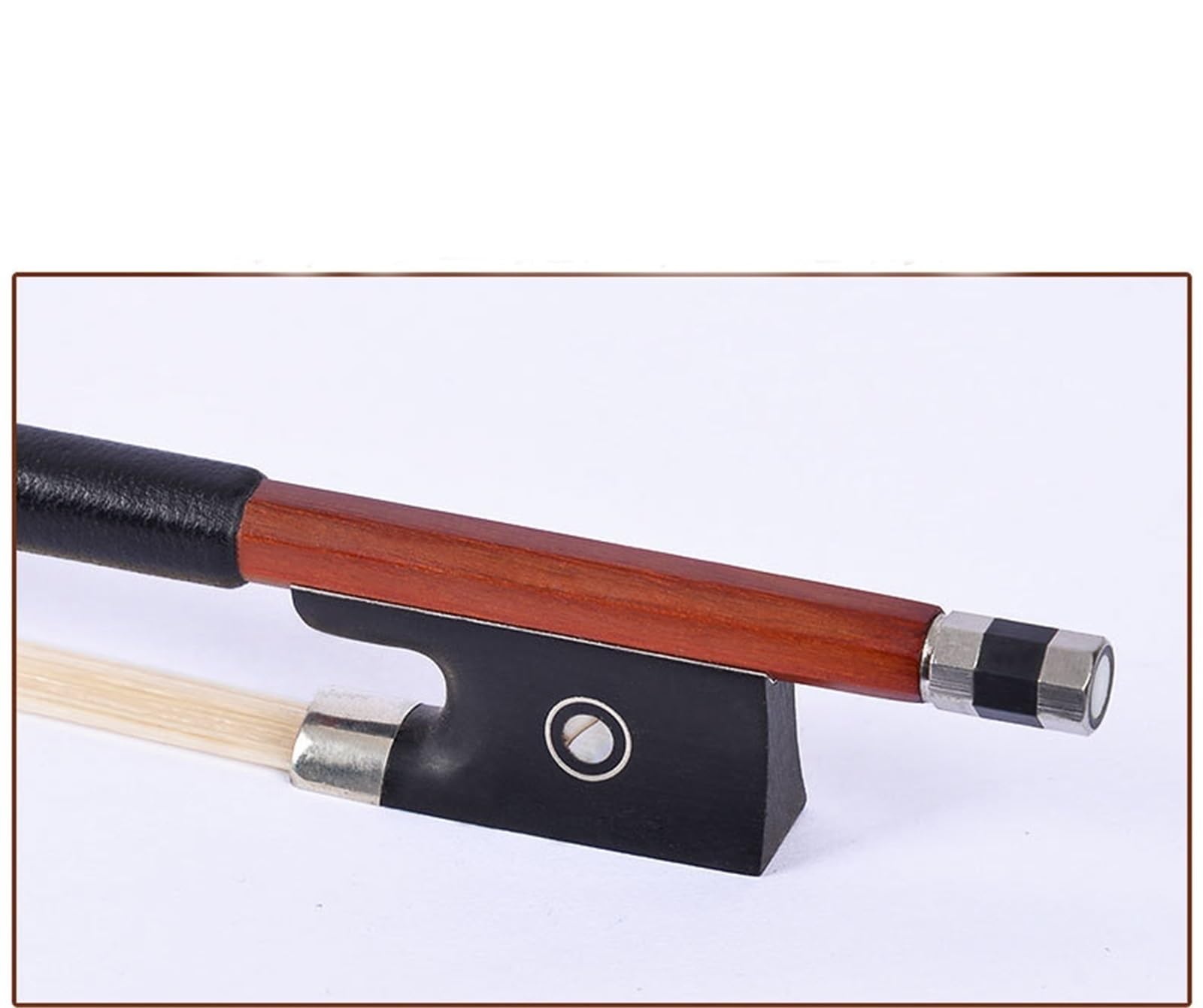 Geigenbogen Geigenbogen aus brasilianischem Holz Geigenbogen Haarbogen Stange aus natürlichem Schachtelhalm in Leistungsqualität(1/2)