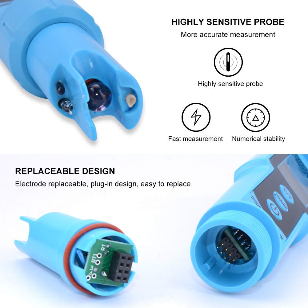 Prodotti scientifici Portatili 3 in 1 PH ORP Temp Misuratore di Acqua Rilevatore di Acqua Multi-parametro Tri-Meter Digitale Tester per Monitor della qualità dell'Acqua