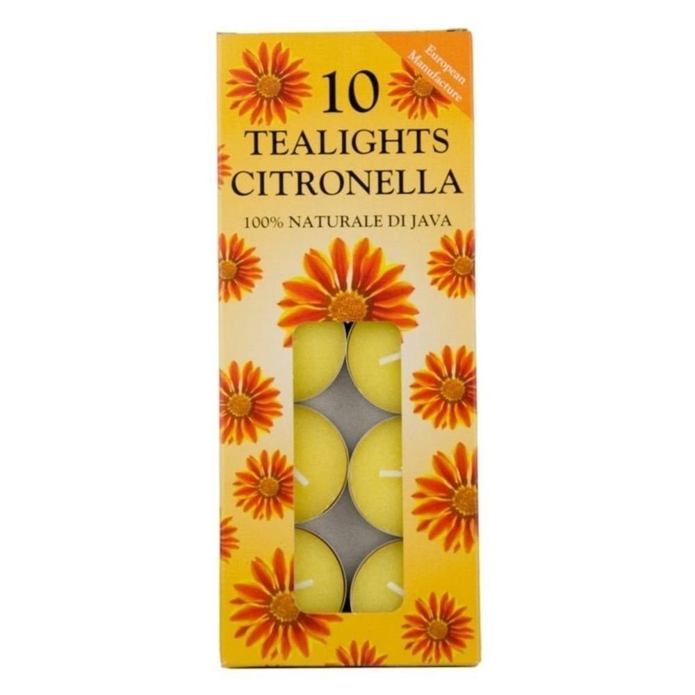 Price's Yellow & Orange Citronella Tealights X 10 (3)