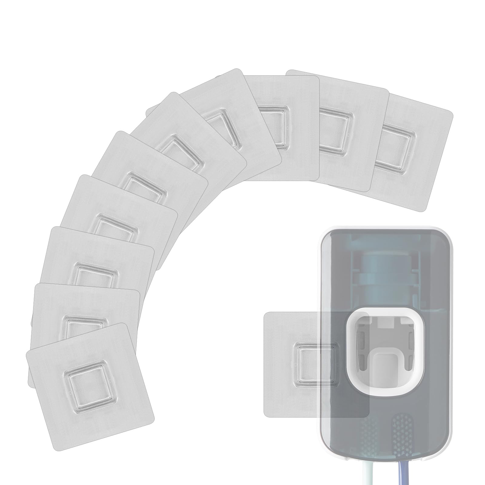 Photo 1 of LUEXBOX Replacement Adhesive Sticker 10 Pack - White