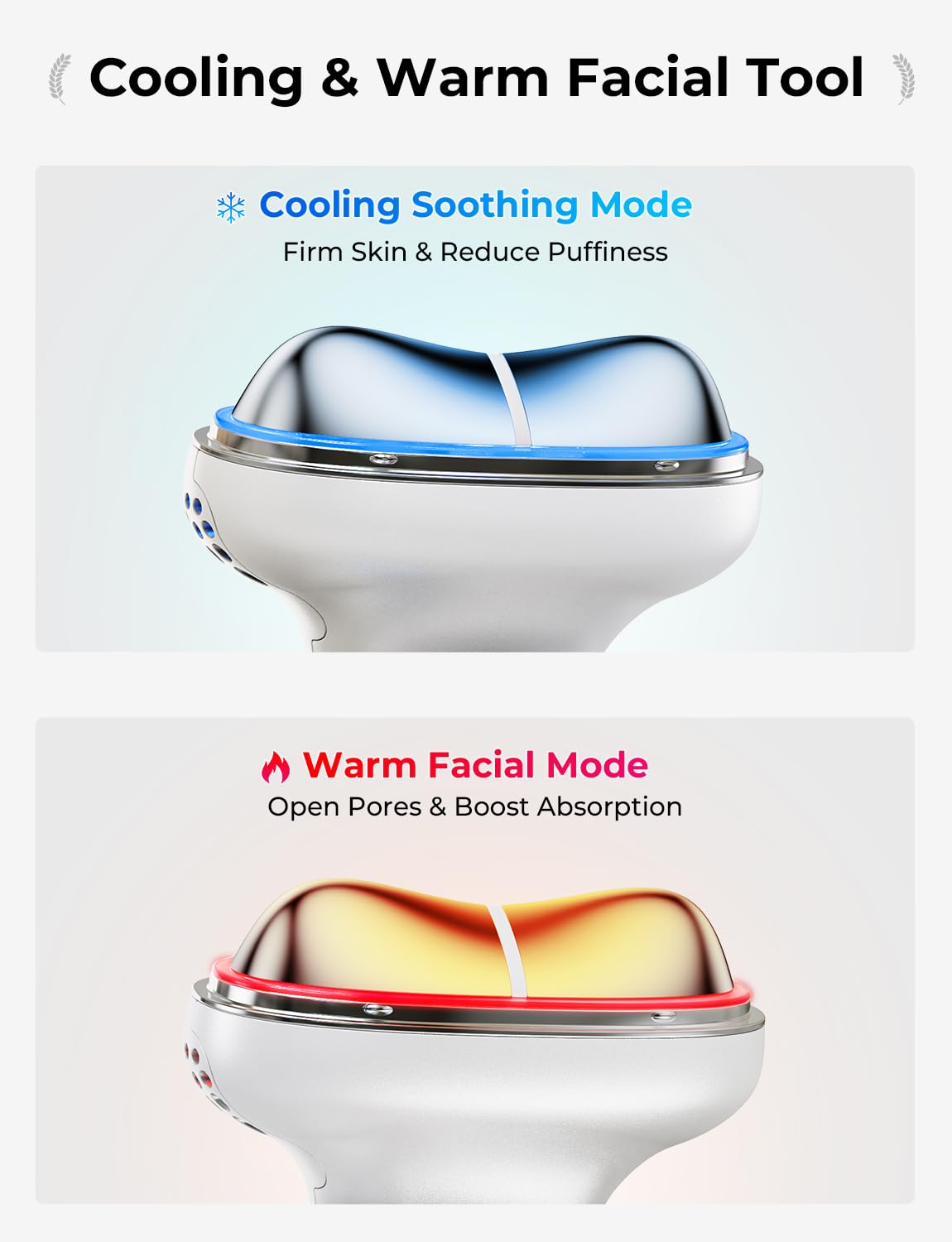 2026 Upgraded Cold & Heat Face Sculpting Tool with Red Light
