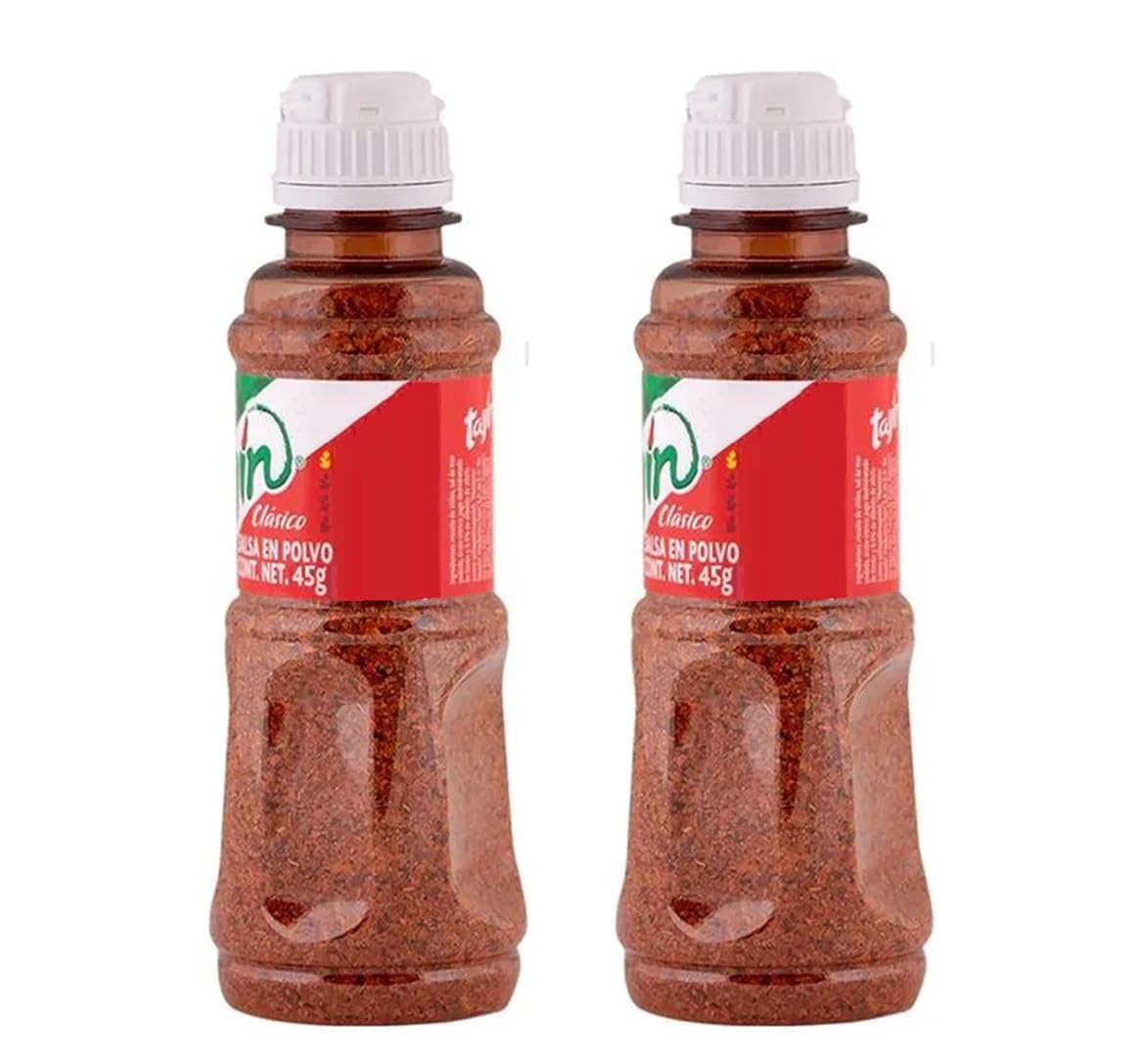 Clamato Botellas de Jugo de Tomate Motz Pack de 2 x 945ml + Condimento Mexicano Clasico con Limón Tajín 142g - Pack Promoo