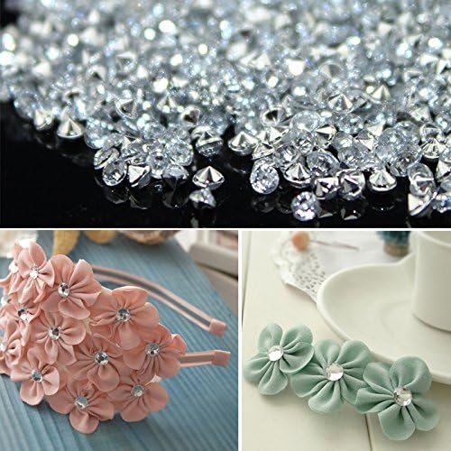 Angzhia 10000 pcs/Pack Wedding Table Scatter Confetti Crystals Acrylic Diamonds 4.5 mm Rhinestones for Wedding, Bridal Shower, Vase Beads Decorations (red)