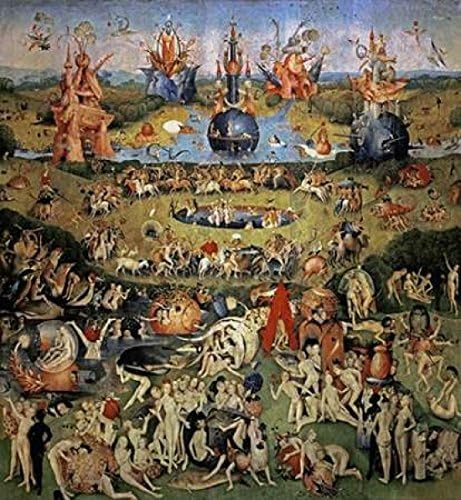 Posterazzi Hieronymus Bosch - Póster de The Garden of Earthly Delights (24 x 24 pulgadas)