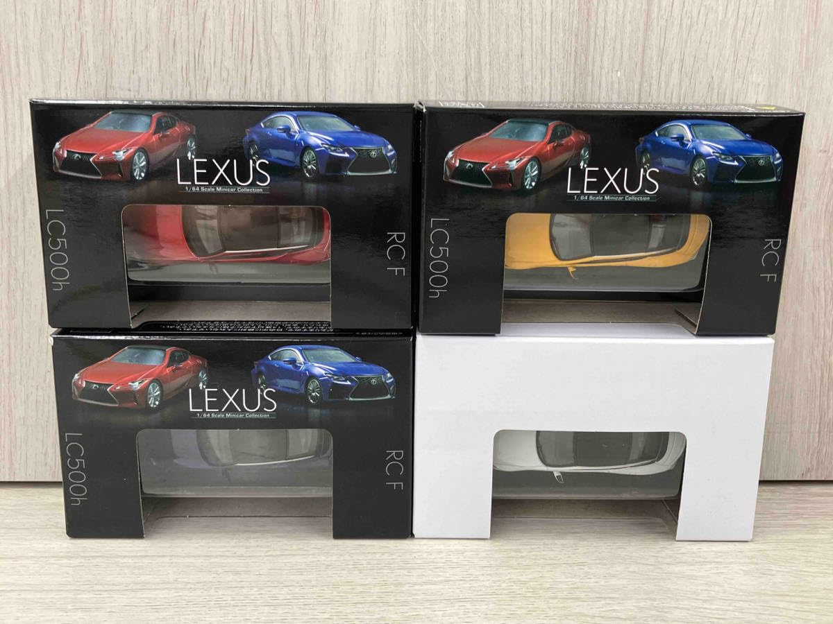 京商 1/64 レクサス ミニカーコレクション LEXUS LC500h / LEXUS RC F