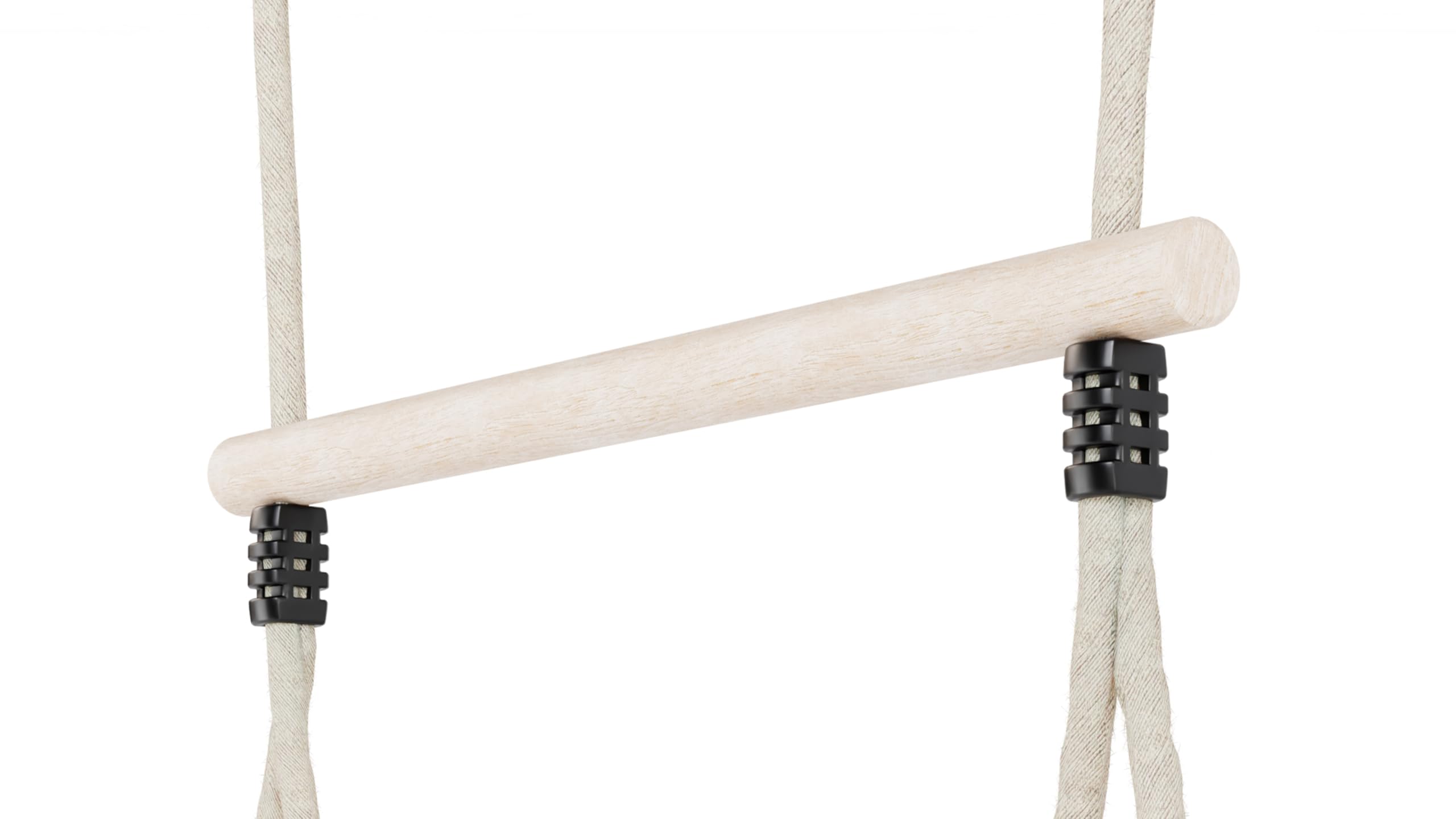 Salta Trapez mit Ringen - Trapez Schaukel aus Holz - 58cm - Höhenverstellbar