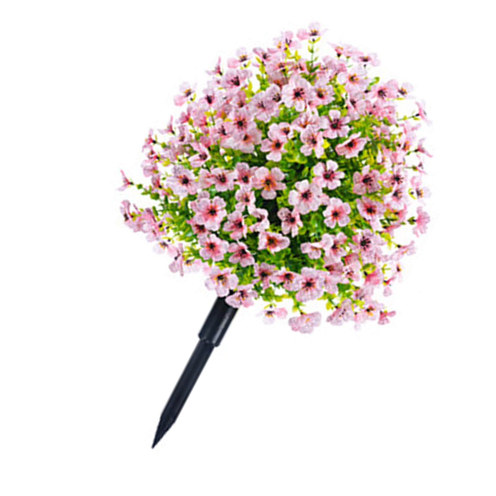 YROHGKPN Easy Maintenance Artificial Violets Eucalyptuses Bouquets Decorative Floor Plant for Event Home Decors Faux Violets Eucalyptuses Flower