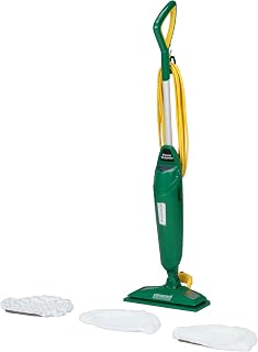 Bissell Commercial BGST1566 PowerSteamer Steam Mop - Sanitizes 99.9% Germs, 50ft Cord, Easy Scrubber, 12.5in Wide Pads